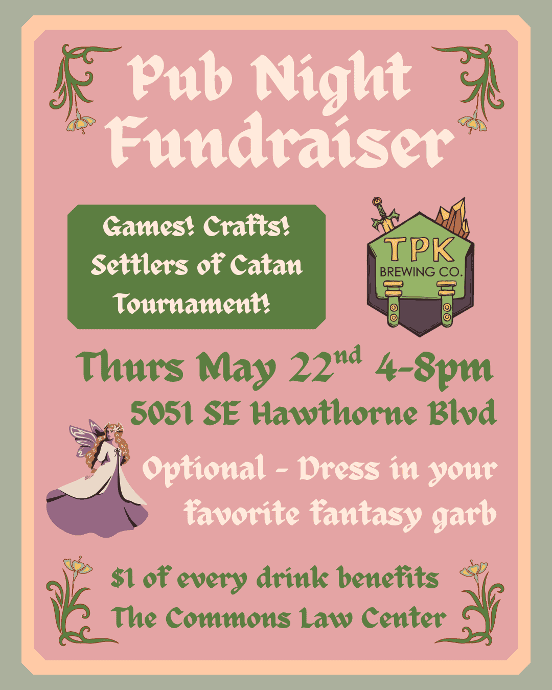 Pub Night Fundraiser at TPK Brewery
